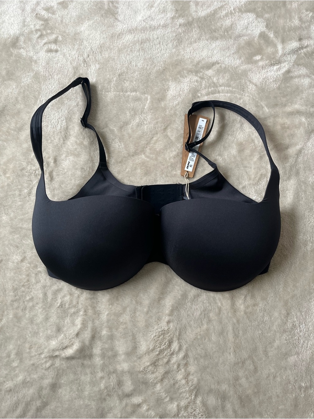 SKIMS Ultimate Push-up Balconette Bra 34DD NWT Onyx Color